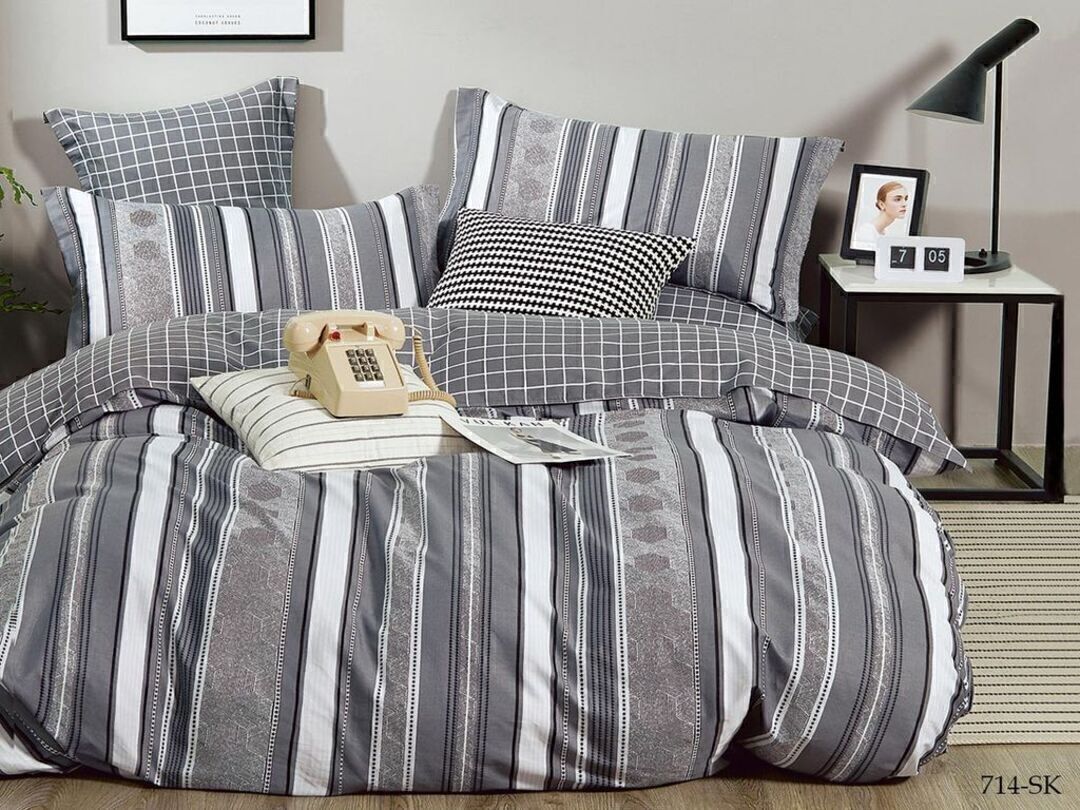 КПБ 1,5сп сатин в коробке (нав 70*70) Satin de Luxe SK Клео <714-SK>