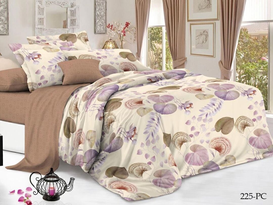 КПБ евро поплин Pure Cotton PC Клео <PC-225 Скидка 50%>