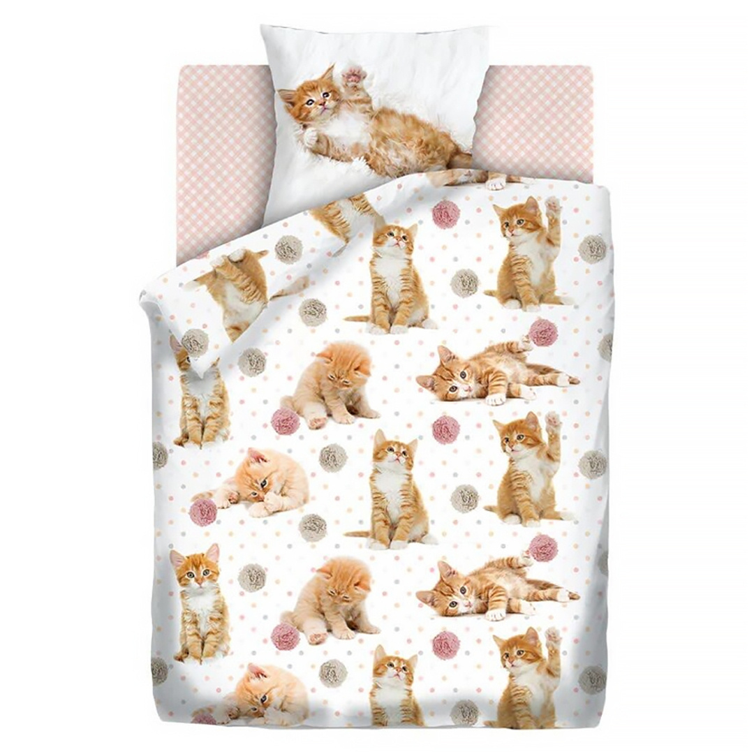 КПБ детский 1,5сп поплин Juno <704649 Cute kittens>
