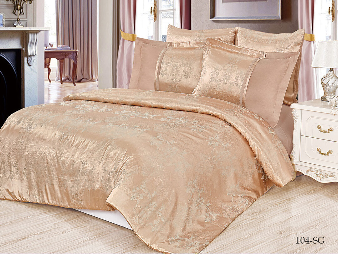 КПБ евро сатин-жаккард Satin Jacquard SG Клео <SG-104>