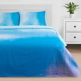 КПБ 1,5сп поплин Этель <Blue grade, нав.50*70-2шт>
