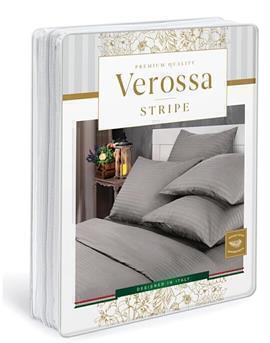 КПБ  страйп-сатин (нав 70*70) Verossa Stripe <70243 Antique White>