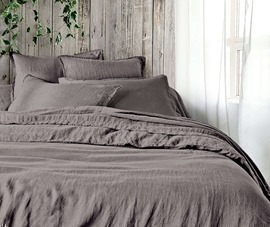 КПБ теплый лен с простыней на резинке Koenigson