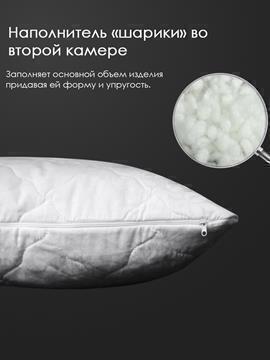 Подушка бамбук, х/ф тк поплин ДВОЙНАЯ Реноме