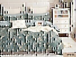КПБ евро сатин в коробке Satin de Luxe SK Клео <0090-SK>