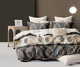 КПБ семейный поплин Оливковая коллекция Реноме 