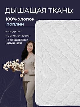 Одеяло хлопок тк поплин Реноме