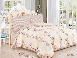 КПБ евро сатин в коробке Satin de Luxe SK Клео <528-SK>