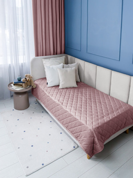 Покрывало стеганое велюровое MONACO Decor Magic, MINI, ROSE<MINI, 120*200, детские, ROSE>
