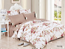 КПБ евро сатин в коробке Satin de Luxe SK Клео <510-SK>